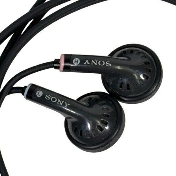 Sony MDR-E424 Turbo Fontopid Stereo Earbuds Walkman Headphones w/Case - Works - Picture 2 of 11